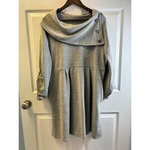 Simply Noelle Womens Country Estate Long Sleeve Pockets Cowl Neck Dress XL